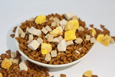 Dry pet food kibble mix for South Africa dog and cat food range planning